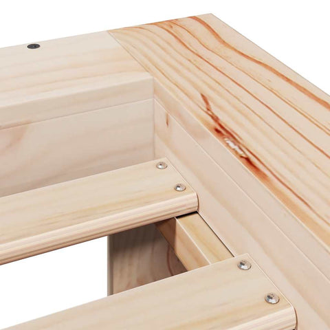 vidaXL Bed Frame without Mattress 120x200 cm Solid Wood Pine