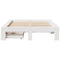 vidaXL Bed Frame without Mattress White 120x200 cm Solid Wood Pine