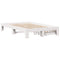 vidaXL Bed Frame without Mattress White 120x200 cm Solid Wood Pine