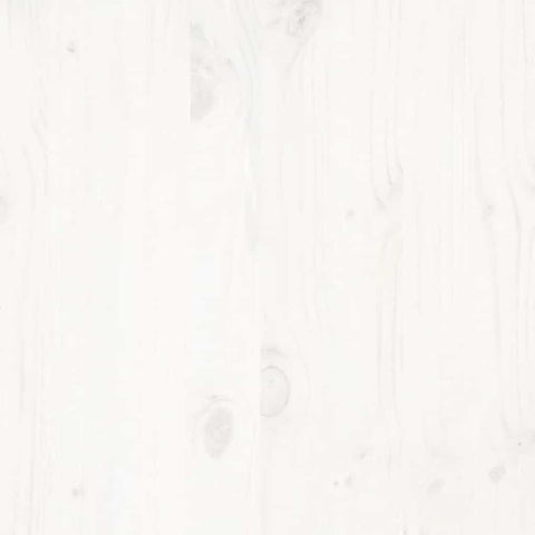 vidaXL Bed Frame without Mattress White 135x190 cm Double Solid Wood Pine