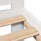 vidaXL Bed frame without Mattress White 150x200 cm King Size Solid Wood Pine