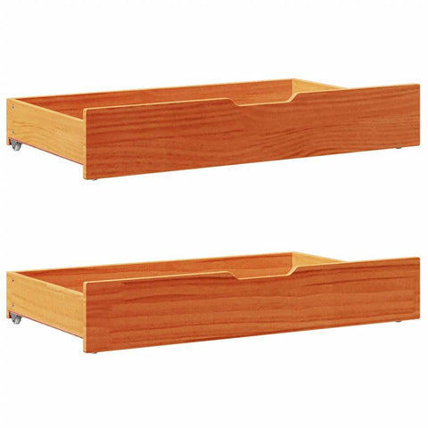 vidaXL Bed frame without Mattress Wax Brown 120x200 cm Solid Wood Pine