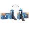 vidaXL Kids' Loft Bed with Tower Blue 90x190 cm Solid Wood Pine
