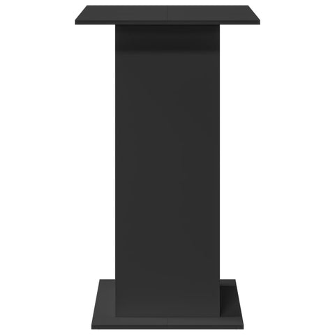 vidaXL Bar Table with Storage Black 60x60x102 cm Engineered Wood