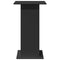 vidaXL Bar Table with Storage Black 60x60x102 cm Engineered Wood