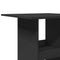 vidaXL Bar Table with Storage Black 60x60x102 cm Engineered Wood