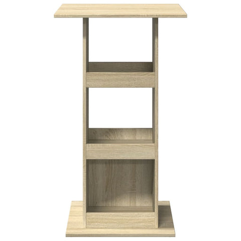 vidaXL Bar Table with Storage Sonoma Oak 60x60x102 cm Engineered Wood