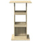 vidaXL Bar Table with Storage Sonoma Oak 60x60x102 cm Engineered Wood