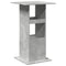 vidaXL Bar Table with Storage Concrete Grey 60x60x102 cm Engineered Wood