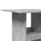 vidaXL Bar Table with Storage Concrete Grey 60x60x102 cm Engineered Wood