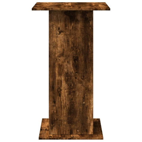vidaXL Bar Table with Storage Smoked Oak 60x60x102 cm Engineered Wood
