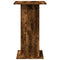 vidaXL Bar Table with Storage Smoked Oak 60x60x102 cm Engineered Wood