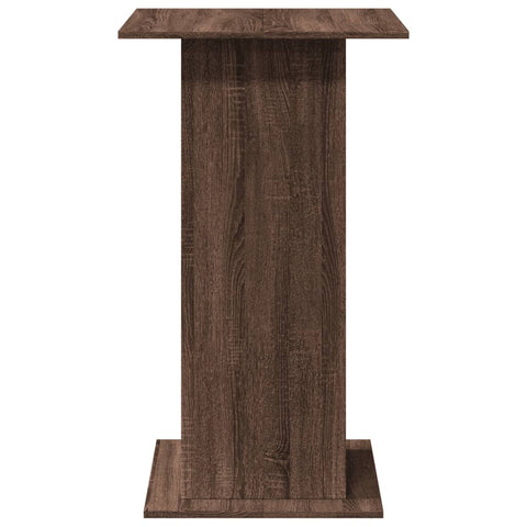 vidaXL Bar Table with Storage Brown Oak 60x60x102 cm Engineered Wood