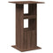 vidaXL Bar Table with Storage Brown Oak 60x60x102 cm Engineered Wood