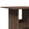 vidaXL Bar Table with Storage Brown Oak 60x60x102 cm Engineered Wood