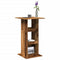 vidaXL Bar Table with Storage Old Wood 60x60x102 cm Engineered Wood