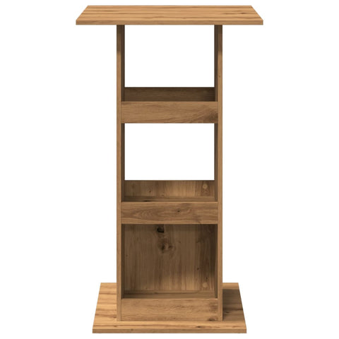 vidaXL Bar Table with Storage Artisan Oak 60x60x102 cm Engineered Wood