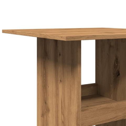 vidaXL Bar Table with Storage Artisan Oak 60x60x102 cm Engineered Wood
