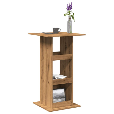 vidaXL Bar Table with Storage Artisan Oak 60x60x102 cm Engineered Wood