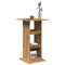 vidaXL Bar Table with Storage Artisan Oak 60x60x102 cm Engineered Wood
