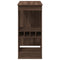 vidaXL Bar Table with Racks Brown Oak 90x47.5x103.5 cm Engineered Wood