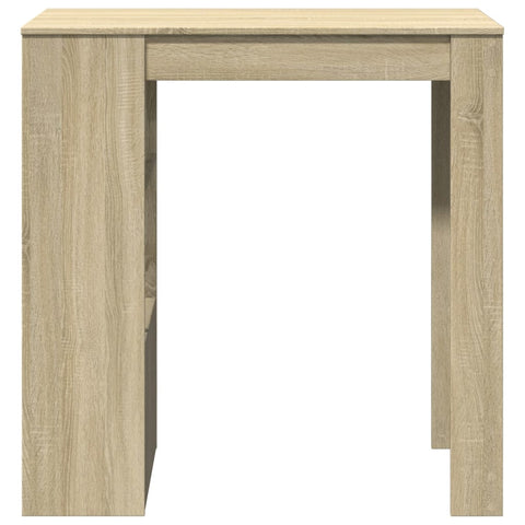 vidaXL Bar Table with Racks Sonoma Oak 102x50x103.5 cm Engineered Wood