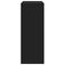 vidaXL Bar Table with Racks Black 90x40x103.5 cm Engineered Wood