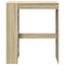 vidaXL Bar Table with Racks Sonoma Oak 90x40x103.5 cm Engineered Wood