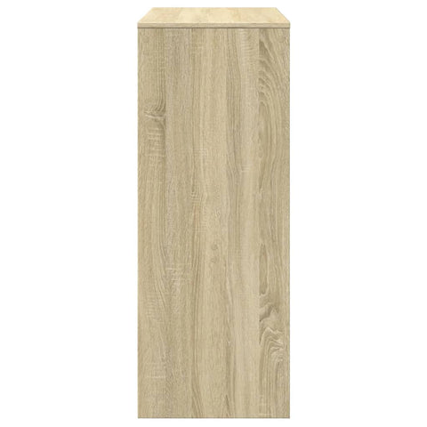 vidaXL Bar Table with Racks Sonoma Oak 90x40x103.5 cm Engineered Wood