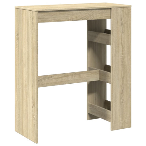 vidaXL Bar Table with Racks Sonoma Oak 90x40x103.5 cm Engineered Wood