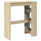 vidaXL Bar Table with Racks Sonoma Oak 90x40x103.5 cm Engineered Wood