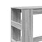 vidaXL Bar Table with Racks Grey Sonoma 90x40x103.5 cm Engineered Wood