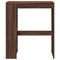 vidaXL Bar Table with Racks Brown Oak 90x40x103.5 cm Engineered Wood