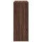 vidaXL Bar Table with Racks Brown Oak 90x40x103.5 cm Engineered Wood