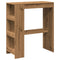 vidaXL Bar Table with Racks Artisan Oak 90x40x103.5 cm Engineered Wood