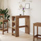 vidaXL Bar Table with Racks Artisan Oak 90x40x103.5 cm Engineered Wood