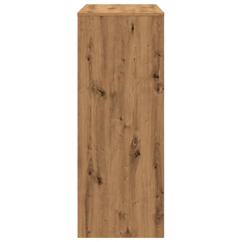 vidaXL Bar Table with Racks Artisan Oak 90x40x103.5 cm Engineered Wood