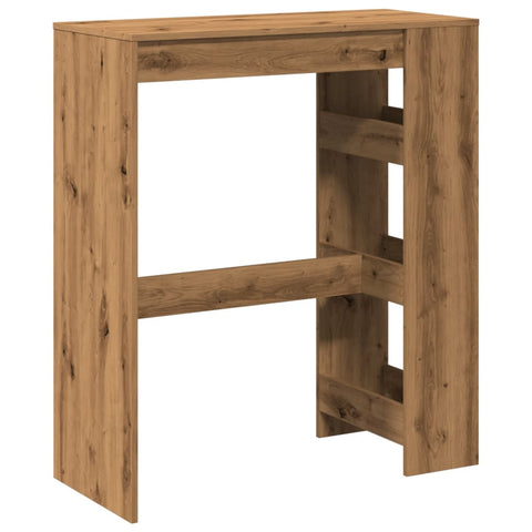 vidaXL Bar Table with Racks Artisan Oak 90x40x103.5 cm Engineered Wood