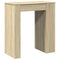 vidaXL Bar Table with Racks Sonoma Oak 95x47x103.5 cm Engineered Wood