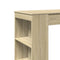 vidaXL Bar Table with Racks Sonoma Oak 95x47x103.5 cm Engineered Wood