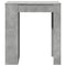 vidaXL Bar Table with Racks Concrete Grey 95x47x103.5 cm Engineered Wood