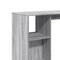 vidaXL Bar Table with Shelf Grey Sonoma 124x46x103.5 cm Engineered Wood