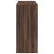 vidaXL Bar Table with Shelf Brown Oak 124x46x103.5 cm Engineered Wood