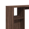 vidaXL Bar Table with Shelf Brown Oak 124x46x103.5 cm Engineered Wood