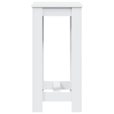 vidaXL Bar Table White 51x50x103.5 cm Engineered Wood