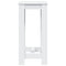 vidaXL Bar Table White 51x50x103.5 cm Engineered Wood
