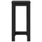 vidaXL Bar Table Black 51x50x103.5 cm Engineered Wood
