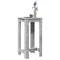 vidaXL Bar Table Concrete Grey 51x50x103.5 cm Engineered Wood