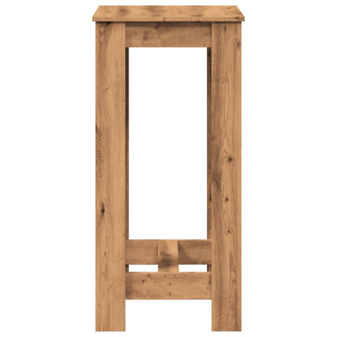 vidaXL Bar Table Artisan Oak 51x50x103.5 cm Engineered Wood