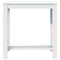 vidaXL Bar Table White 102x50x103.5 cm Engineered Wood